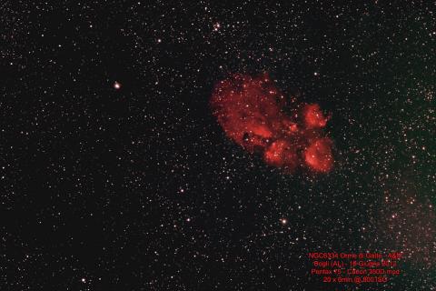 NCG6334 - Cat's Paw Nebula