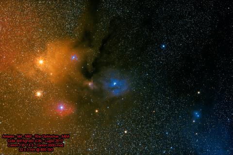 Antares - M4 - M80 - Rho Ophiuchus
