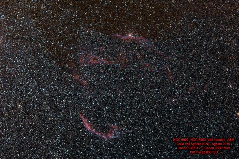 NGC6992 NGC6960 Nebulosa Velo