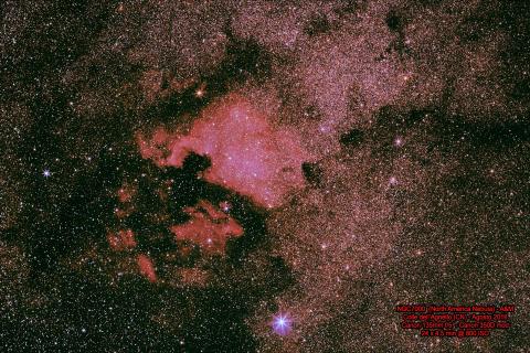 NCG7000 North America Nebula