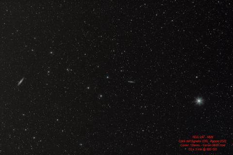 NGC247 - 135mm